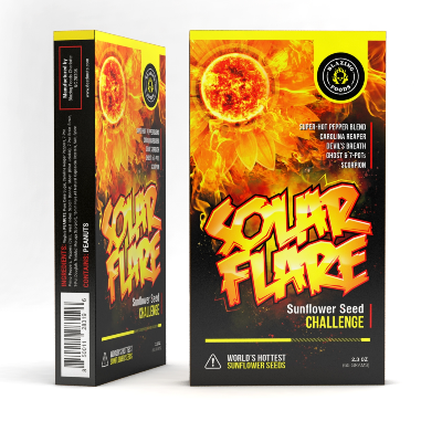 BLAZING FOODS, SOLAR FLARE SUNFLOWER SEED CHALLENGE