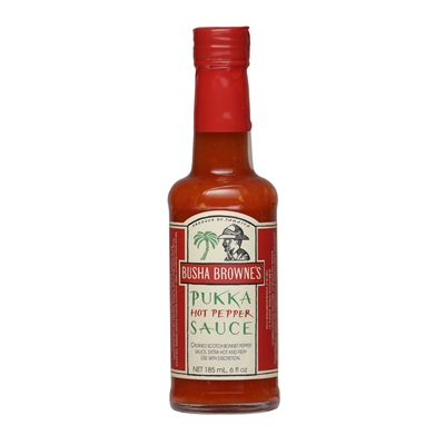 BUSHA BROWNE'S, PUKKA Hot Pepper Sauce