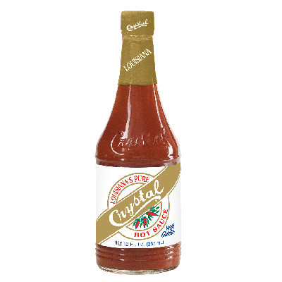 CRYSTAL, LOUISIANA WITH GARLIC Hot Sauce