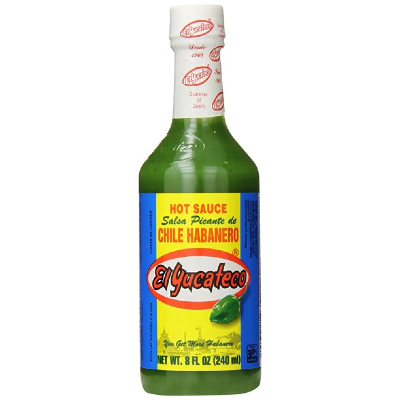 EL YUCATECO, GREEN HABANERO Hot Sauce (BIG BOTTLE)