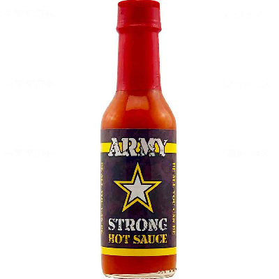 HOT SAUCE FANATICS, ARMY STRONG Hot Sauce