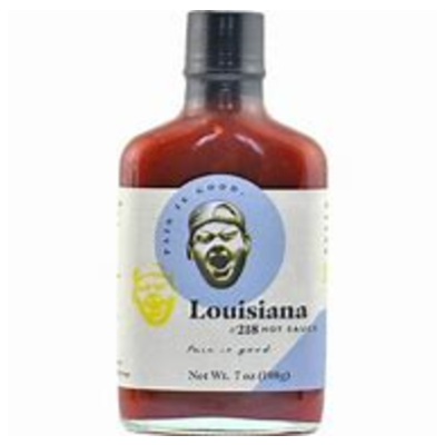 Louisiana Jalapeño Pepper & Habanero Hot Sauce Bottles 3oz (2 Pack