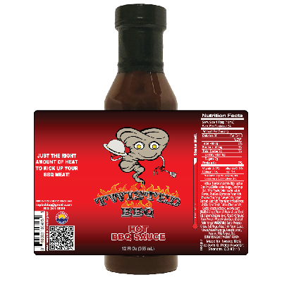 TWISTED BBQ, HOT ORIGINAL BBQ SAUCE