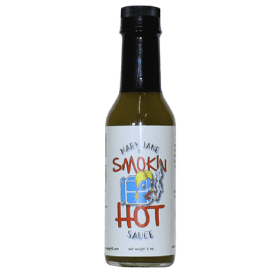 WHITEHOUSE STATION, (MARY JANE) APPLEWOOD SMOKED POBLANO Hot Sauce