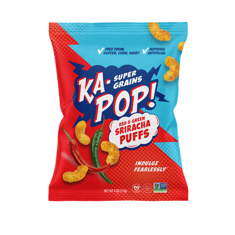 KA-POP!, RED AND GREEN SRIRACHA PUFFS