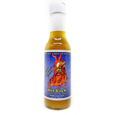 ANGRY GOAT, HOT COCK Hot Sauce