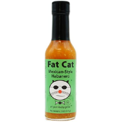 FAT CAT, MEXICAN STYLE HABANERO Hot Sauce