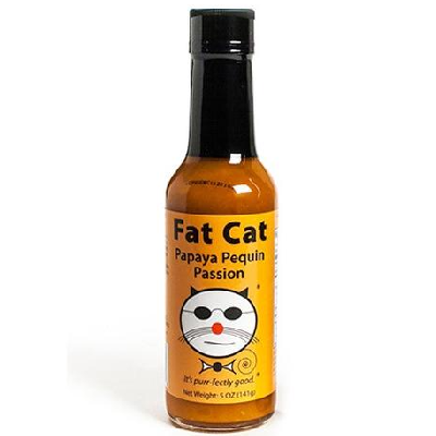 FAT CAT, PAPAYA PEQUIN PASSION Hot Sauce