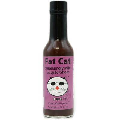 FAT CAT, SURPRISINGLY MILD GUAJILLO GHOST Hot Sauce