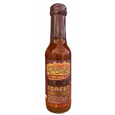 HELL'S KITCHEN, BLACK FOREST HOT SAUCE