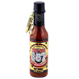 MD357, Mad Dog 357 GOLD 25th Anniversary Edition Hot Sauce w Bullet, 1M SHU