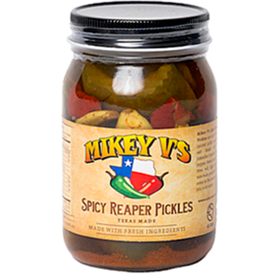 MIKEY V'S, SPICY REAPER PICKLES