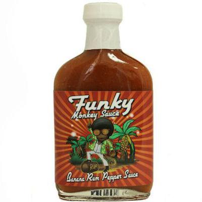 Sauce Crafters FUNKY MONKEY Banana Rum Hot Sauce
