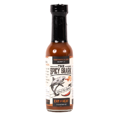 THE SPICY SHARK, THRESHER SHARK Hot Sauce